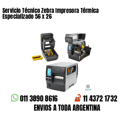 Servicio Técnico Zebra Impresora Térmica Especializado 56 x 26