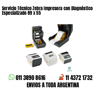Servicio Técnico Zebra Impresora con Diagnóstico Especializado 89 x 55