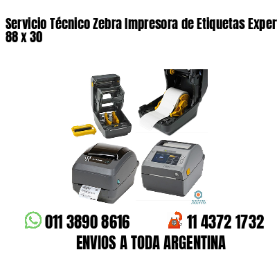 Servicio Técnico Zebra Impresora de Etiquetas Experto 88 x 30