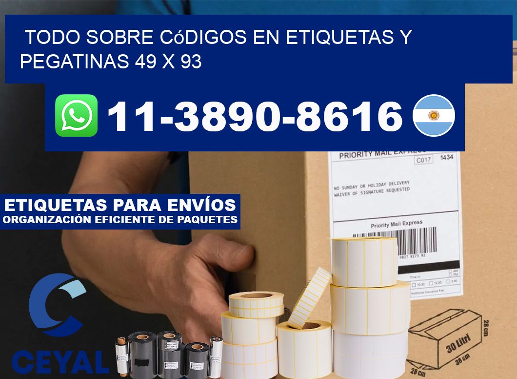 Todo sobre códigos en etiquetas y pegatinas 49 x 93