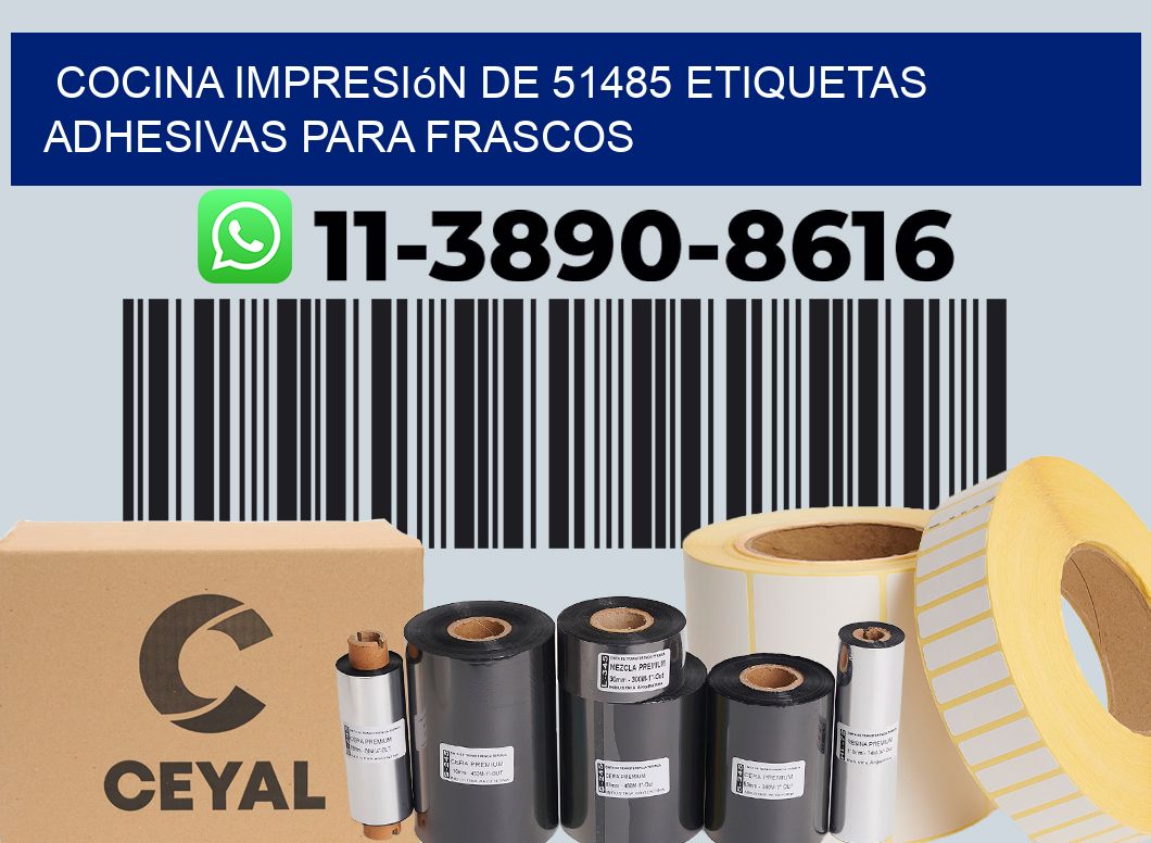cocina impresión de 51485 etiquetas adhesivas para frascos