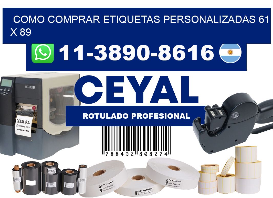 como comprar etiquetas personalizadas 61 x 89
