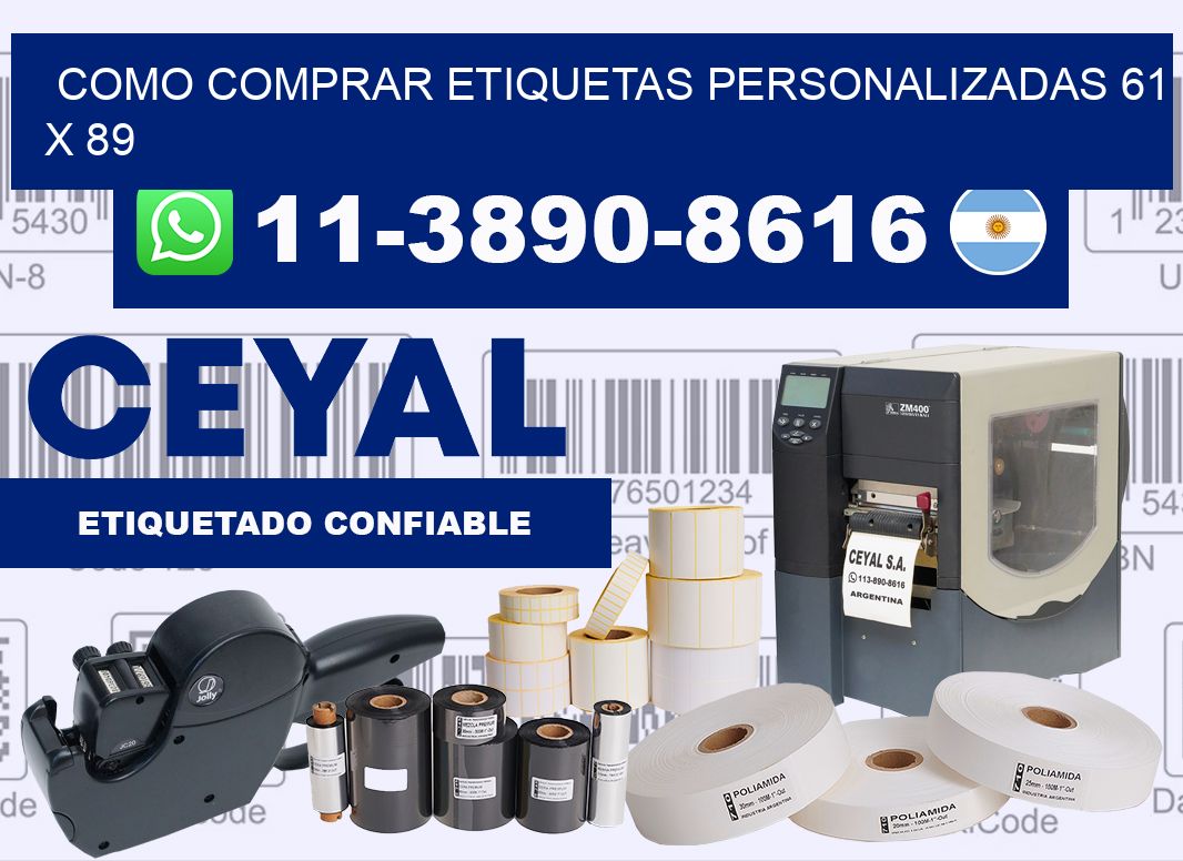 como comprar etiquetas personalizadas 61 x 89
