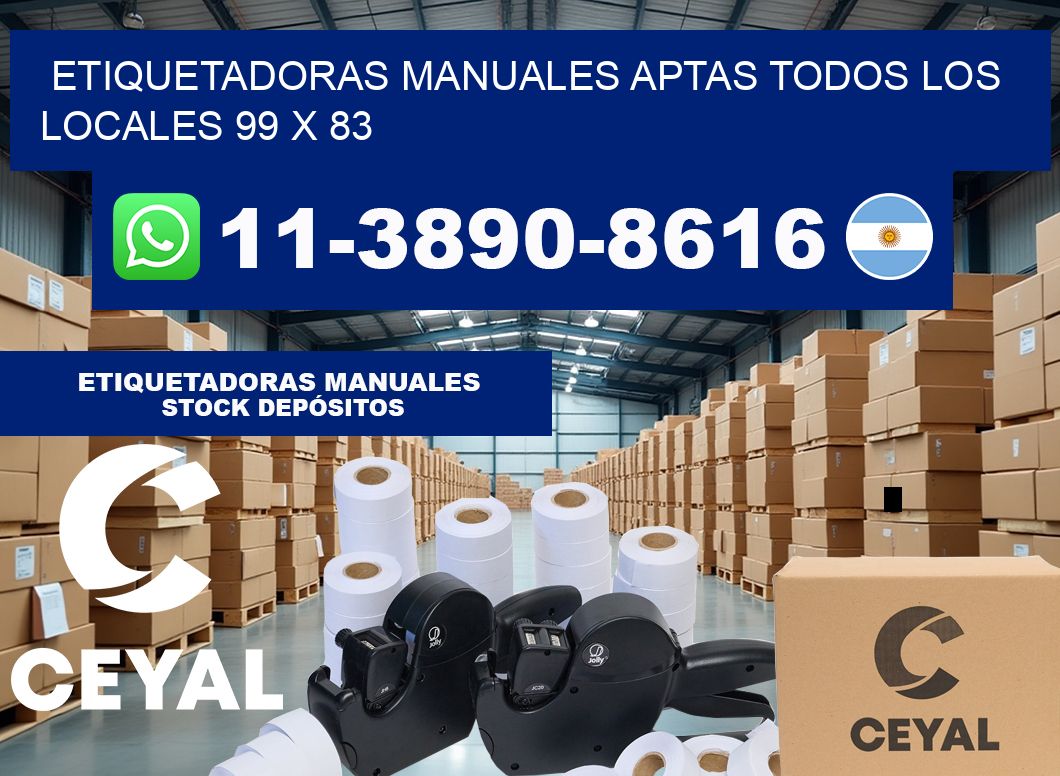 etiquetadoras manuales aptas todos los locales 99 x 83