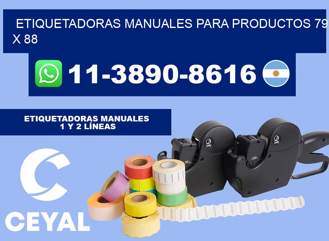 etiquetadoras manuales para productos 79 x 88