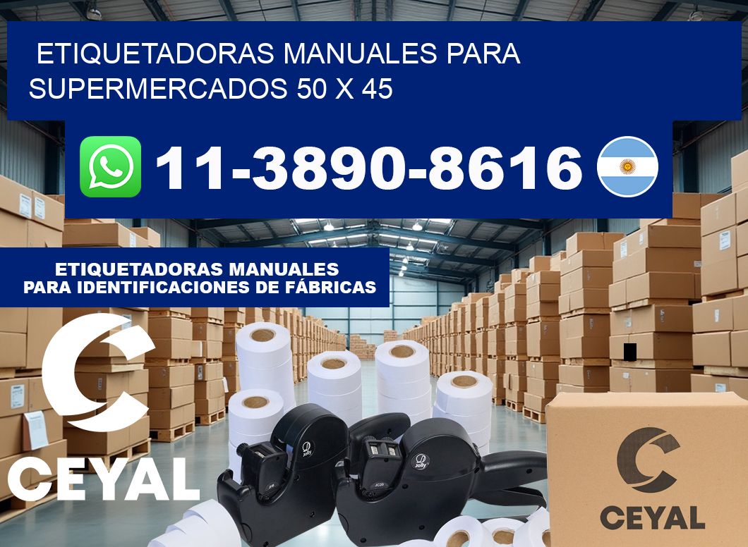 etiquetadoras manuales para supermercados 50 x 45