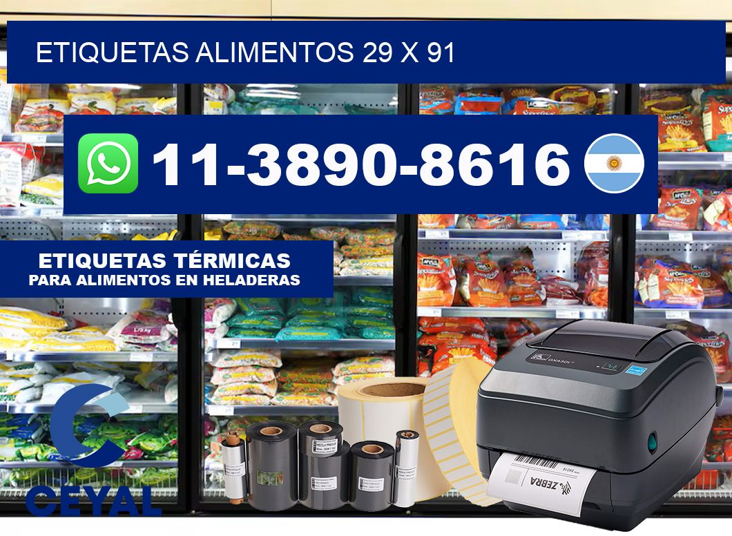 etiquetas alimentos 29 x 91