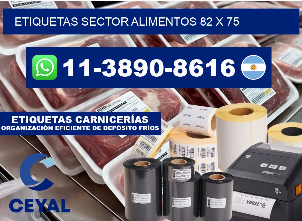 etiquetas sector alimentos 82 x 75