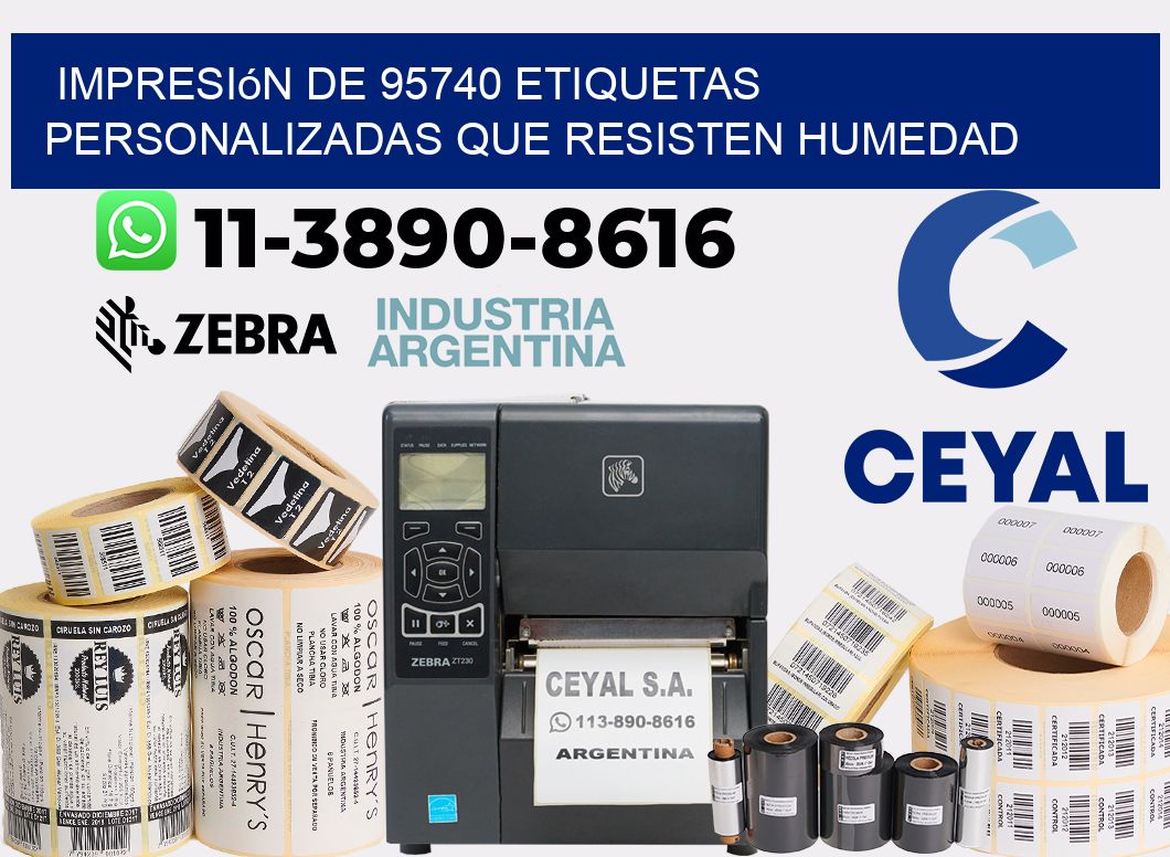 impresión de 95740 etiquetas personalizadas que resisten humedad