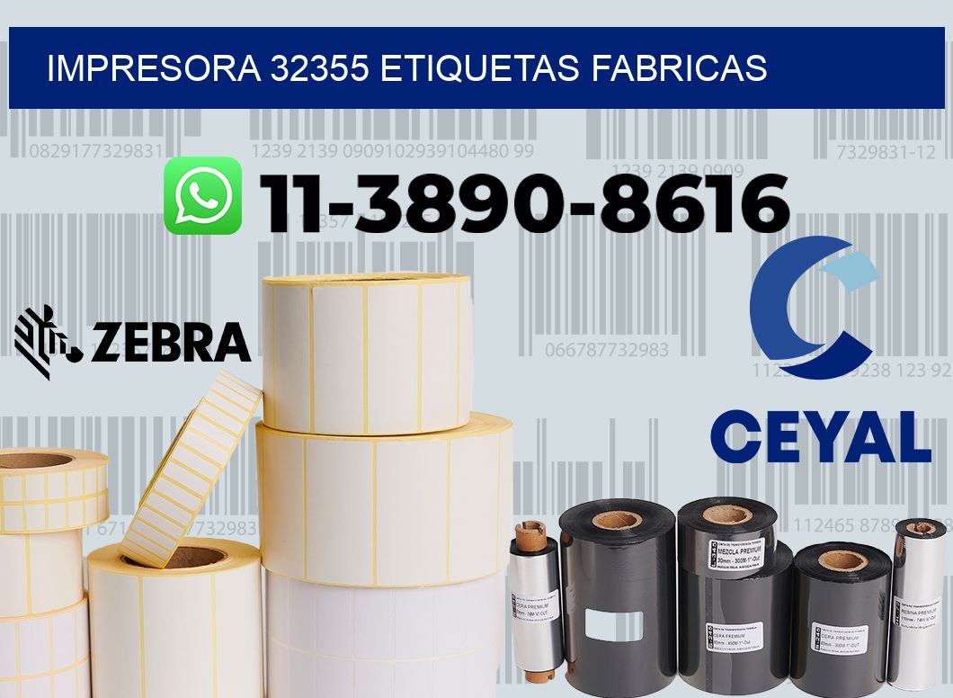 impresora 32355 etiquetas fabricas
