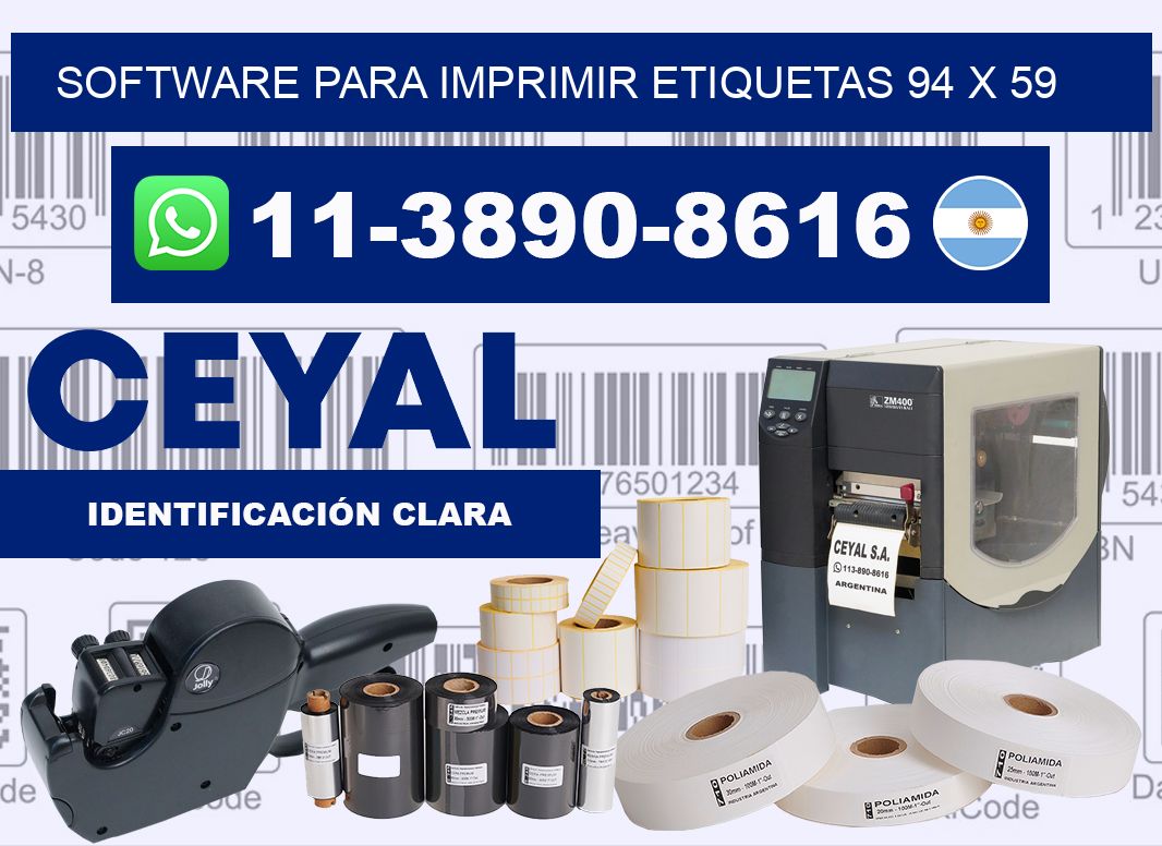 software para imprimir etiquetas 94 x 59
