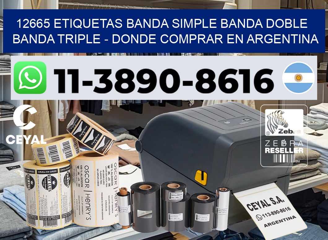 12665 etiquetas banda simple banda doble banda triple – Donde Comprar en Argentina