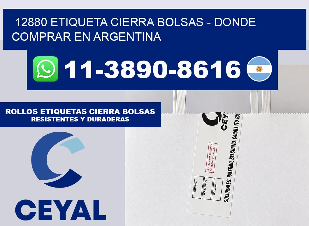 12880 etiqueta Cierra Bolsas – Donde Comprar en Argentina