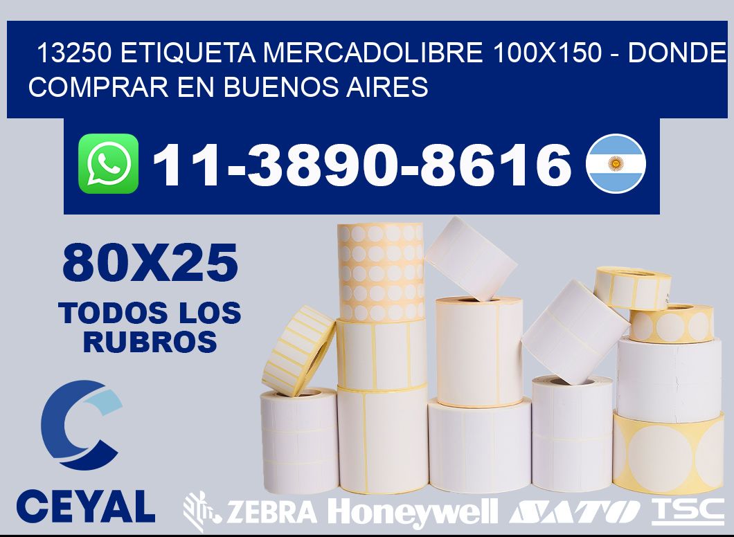13250 etiqueta MercadoLibre 100x150 - Donde Comprar en Buenos Aires
