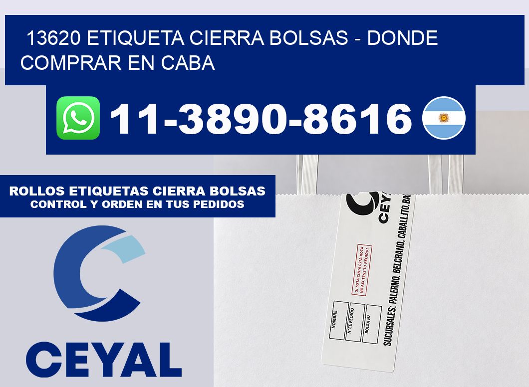 13620 etiqueta Cierra Bolsas – Donde Comprar en Caba