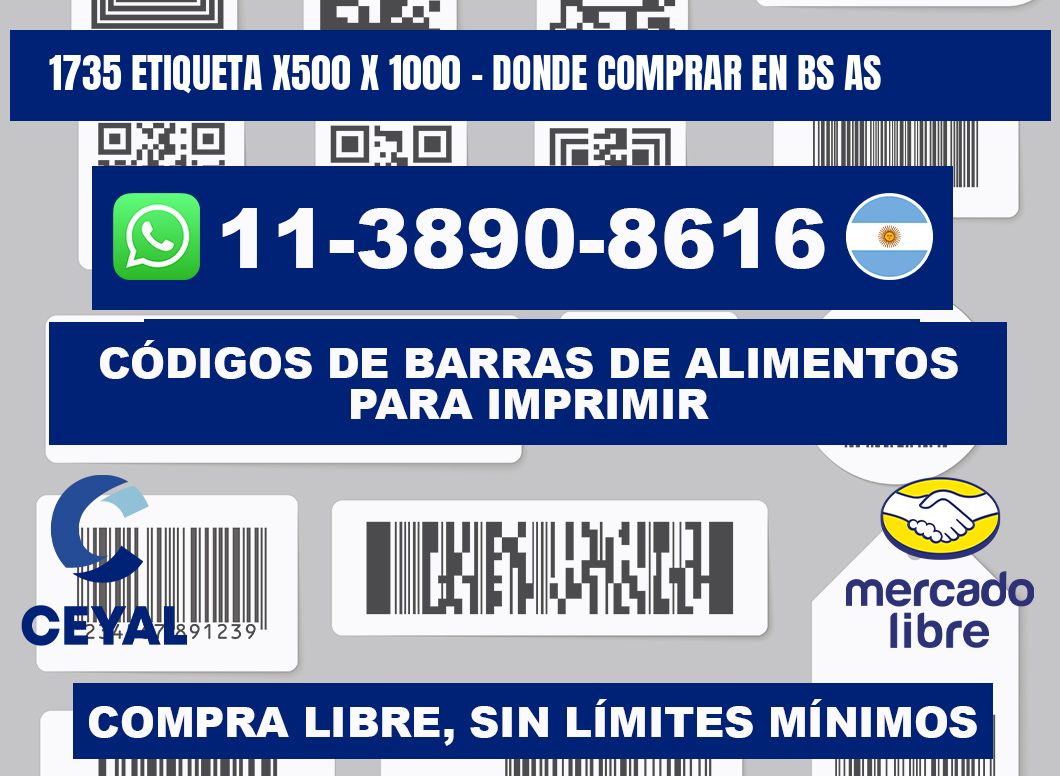 1735 etiqueta x500 x 1000 - Donde Comprar en bs as