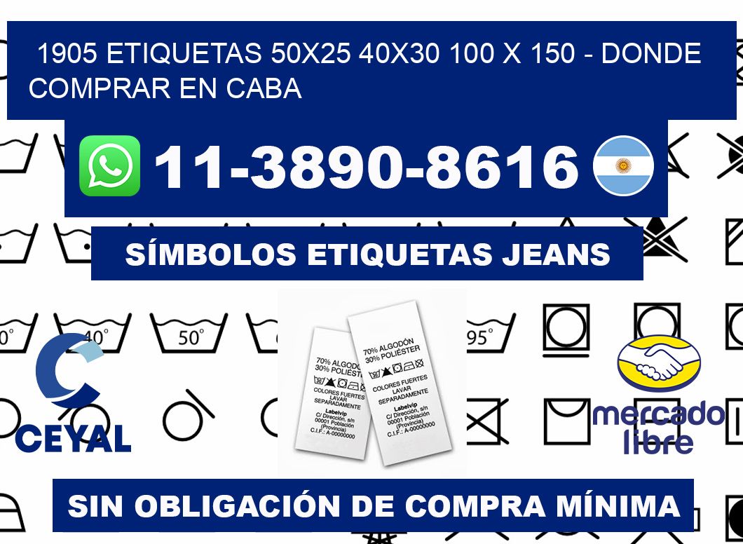1905 etiquetas 50x25 40x30 100 x 150 - Donde Comprar en Caba
