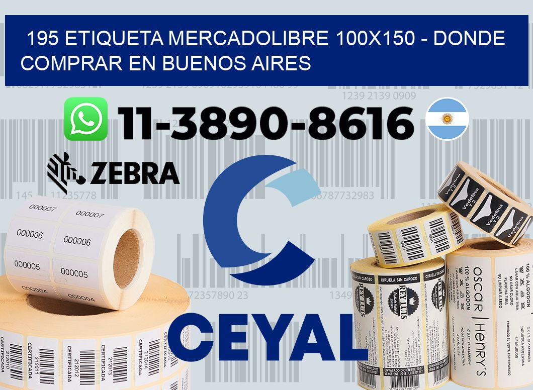 195 etiqueta MercadoLibre 100x150 - Donde Comprar en Buenos Aires