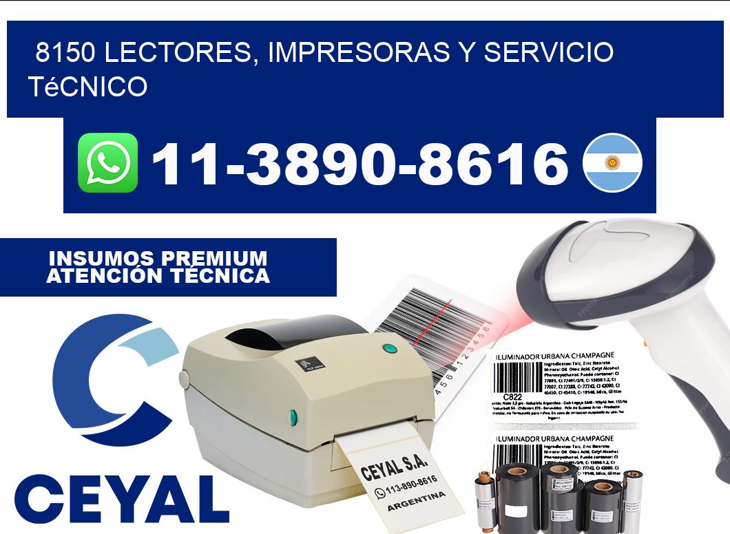 8150 Lectores, Impresoras y Servicio Técnico