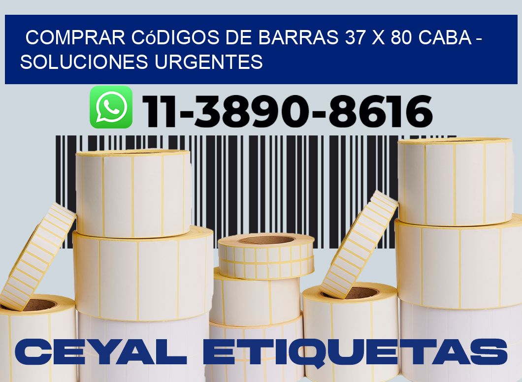 Comprar códigos de barras 37 x 80 CABA - soluciones urgentes
