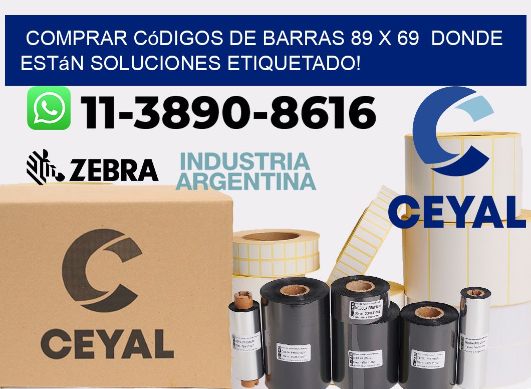 Comprar códigos de barras 89 x 69 donde están soluciones etiquetado!