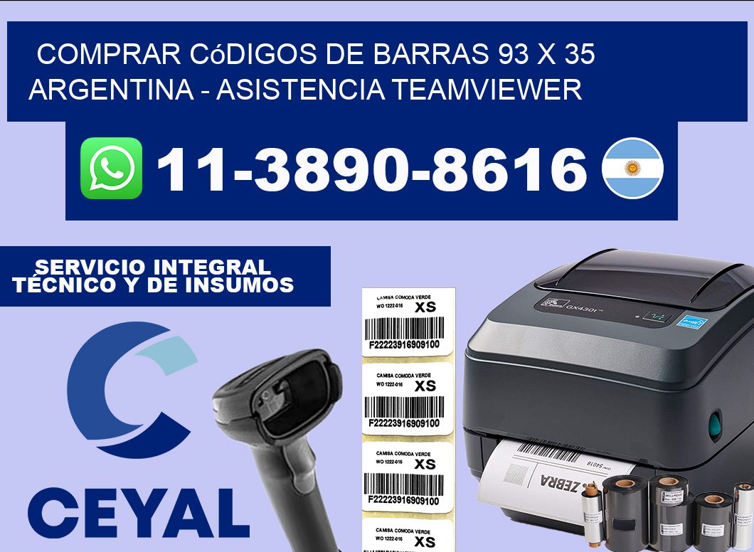 Comprar códigos de barras 93 x 35 argentina – asistencia teamviewer