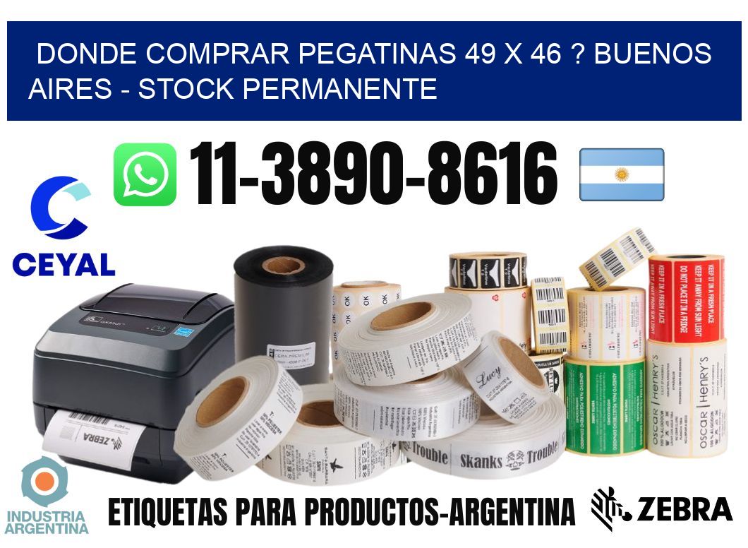 Donde Comprar pegatinas 49 x 46 ? Buenos Aires - Stock permanente