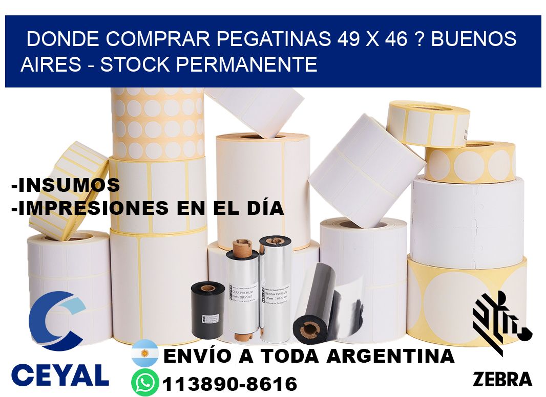 Donde Comprar pegatinas 49 x 46 ? Buenos Aires - Stock permanente