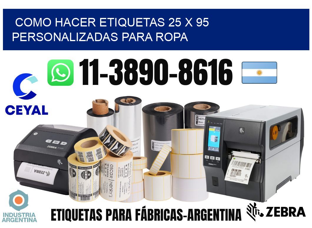 como hacer etiquetas 25 x 95 personalizadas para ropa