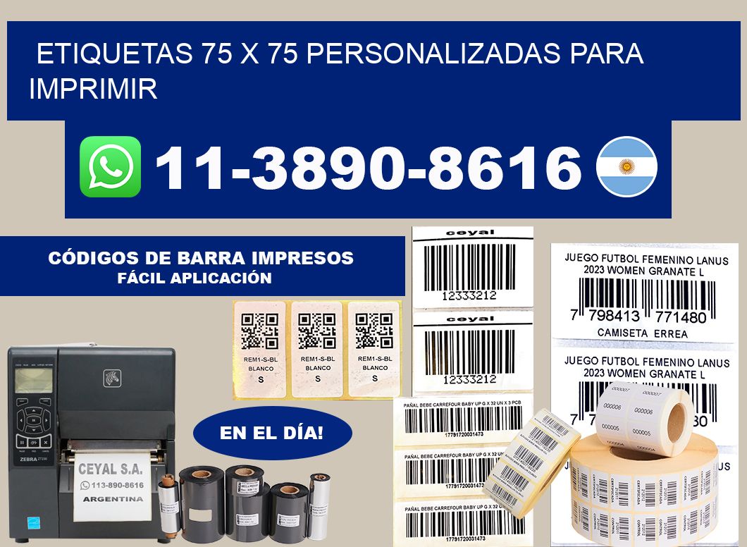 etiquetas 75 x 75 personalizadas para imprimir