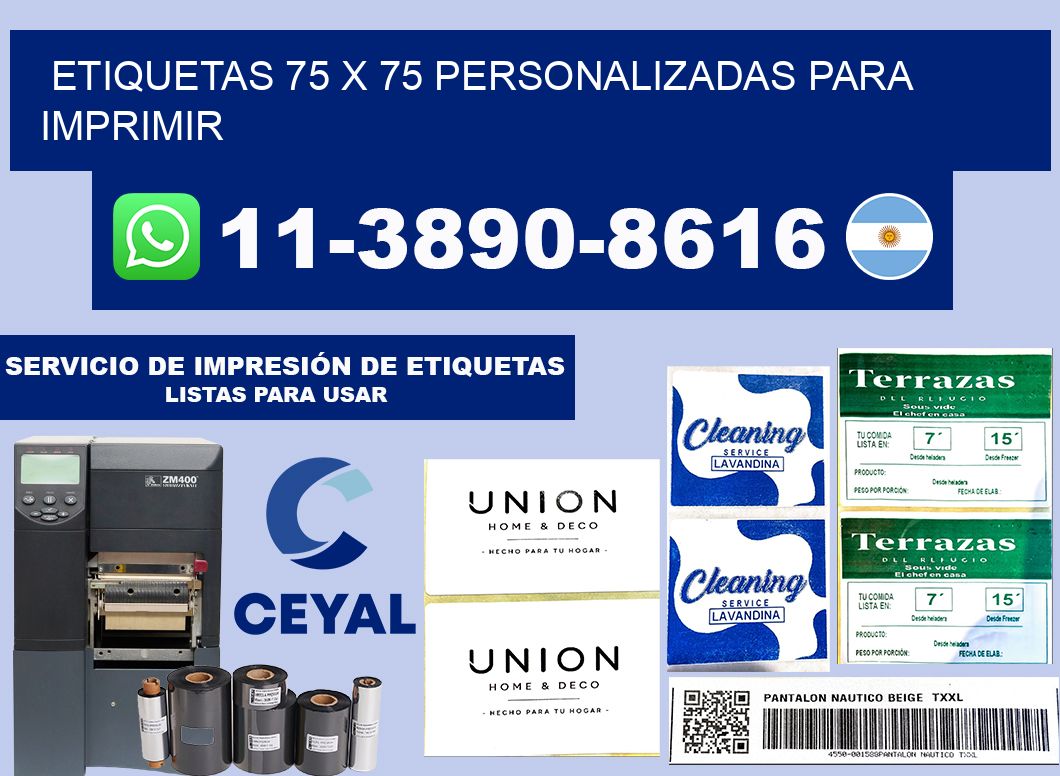 etiquetas 75 x 75 personalizadas para imprimir
