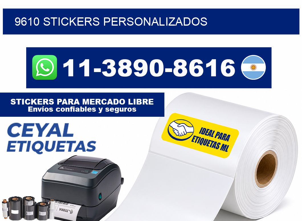 9610 stickers personalizados