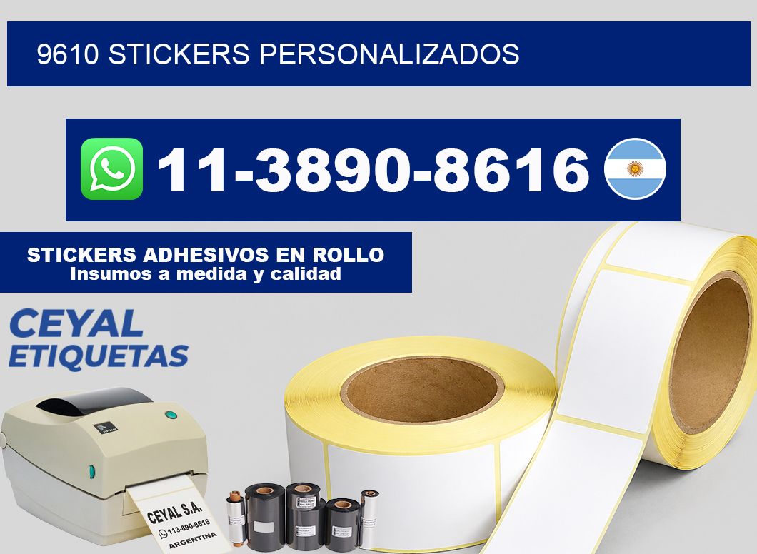 9610 stickers personalizados