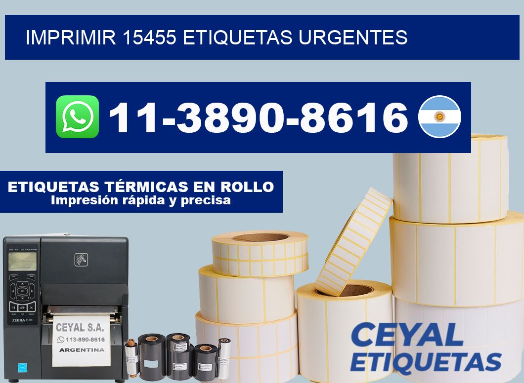 IMPRIMIR 15455 ETIQUETAS URGENTES