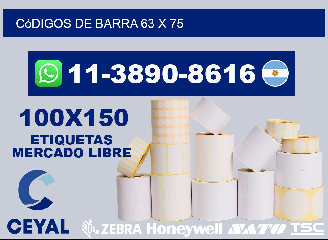 códigos de barra 63 x 75