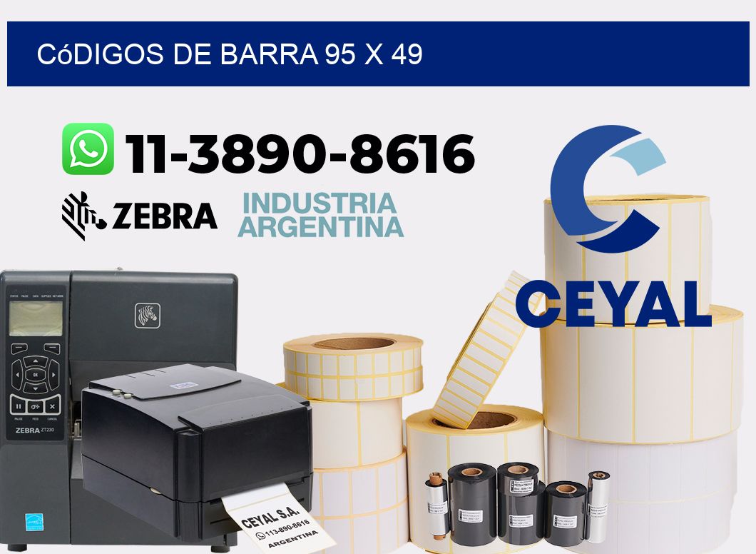 códigos de barra 95 x 49