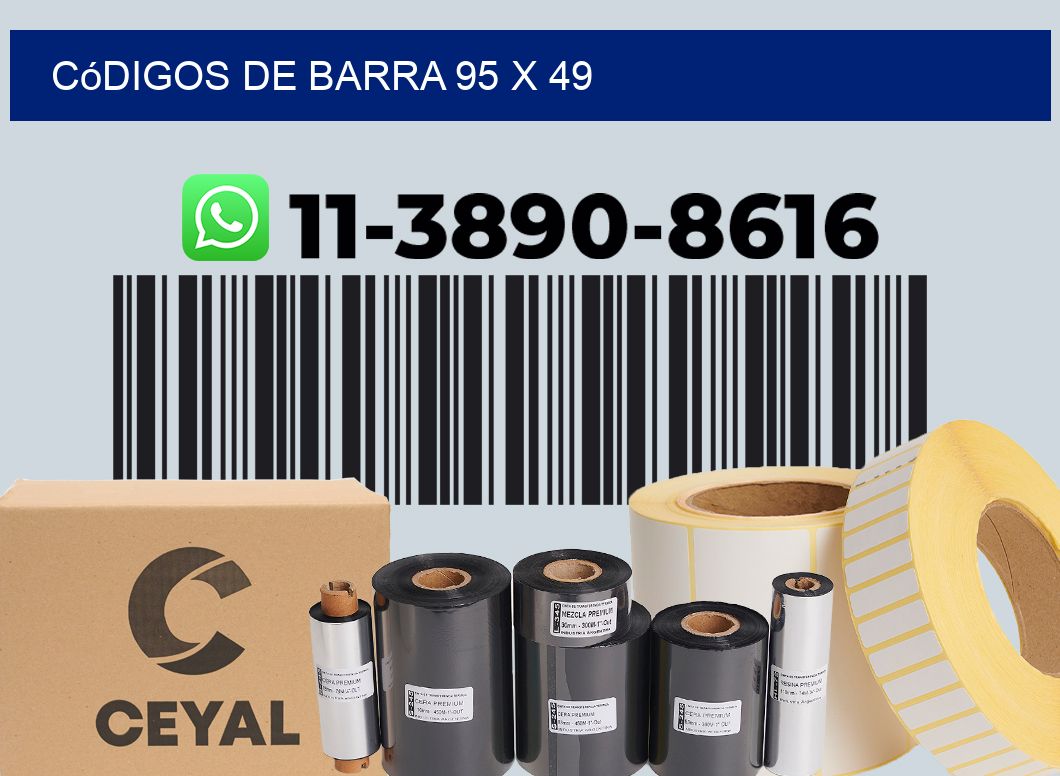 códigos de barra 95 x 49