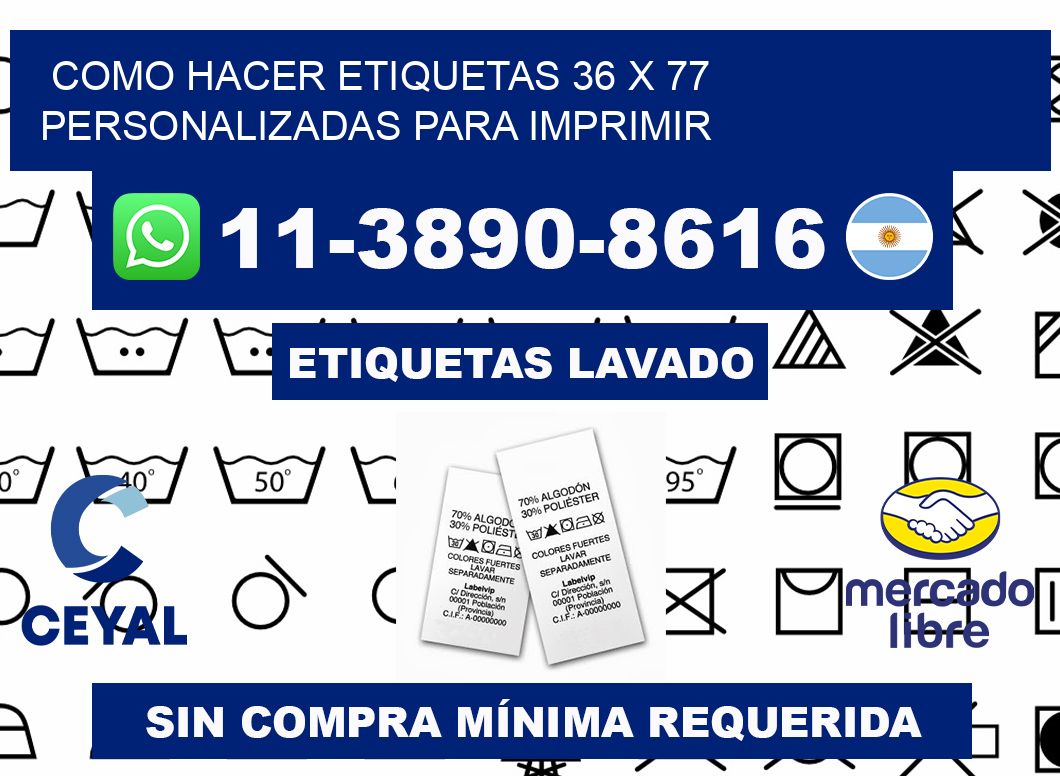 como hacer etiquetas 36 x 77 personalizadas para imprimir