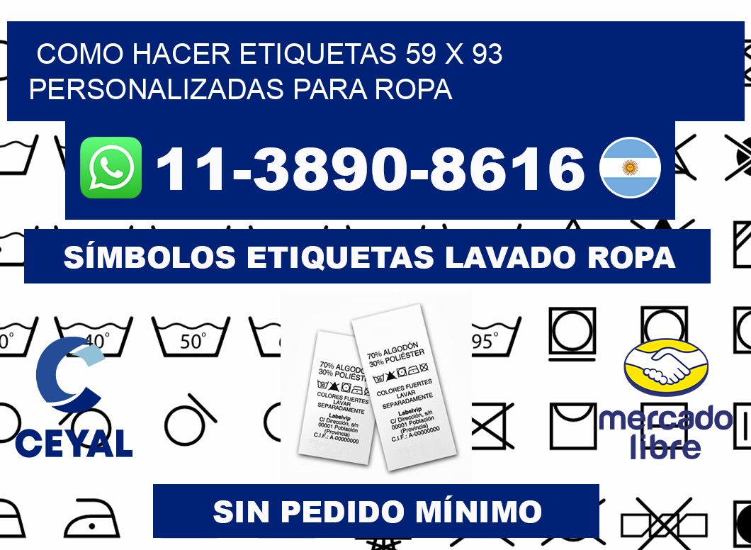 como hacer etiquetas 59 x 93 personalizadas para ropa
