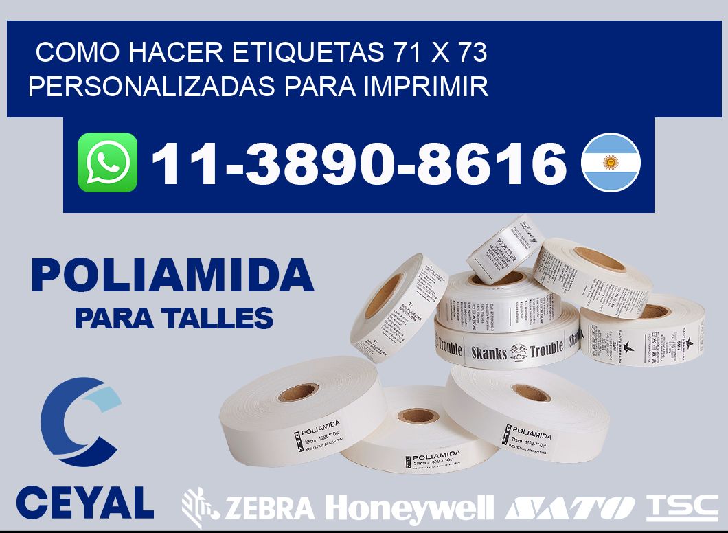 como hacer etiquetas 71 x 73 personalizadas para imprimir
