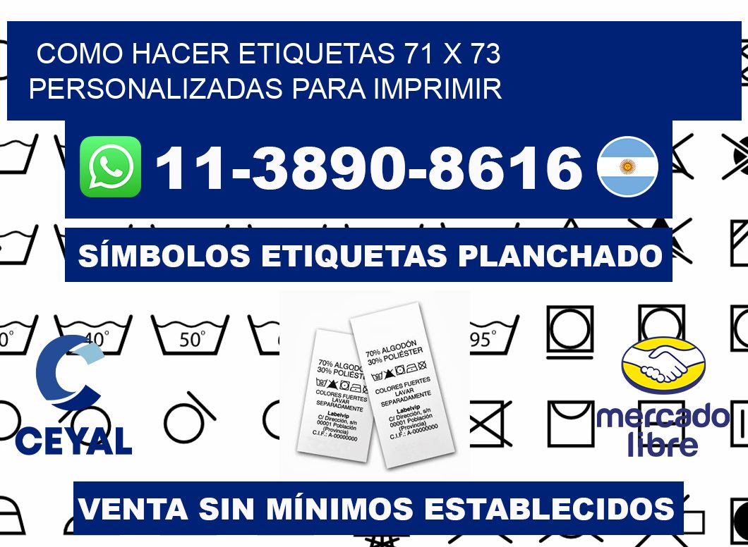 como hacer etiquetas 71 x 73 personalizadas para imprimir