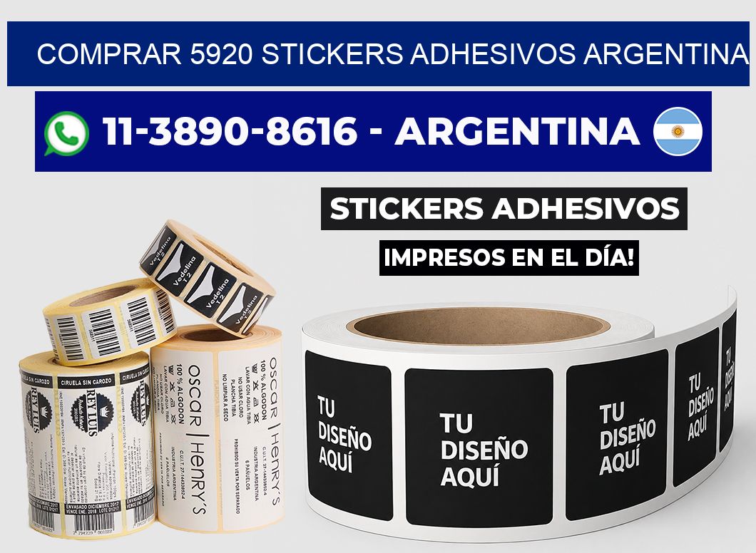 comprar 5920 stickers adhesivos argentina