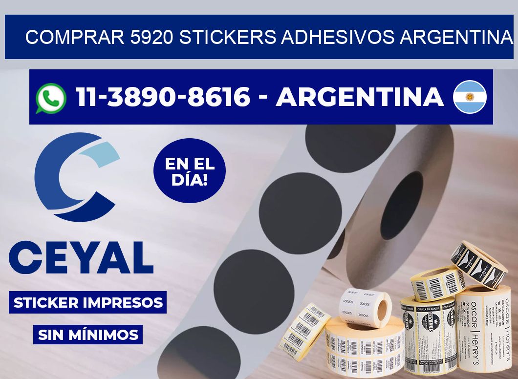 comprar 5920 stickers adhesivos argentina