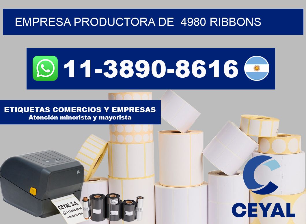 empresa productora de  4980 ribbons