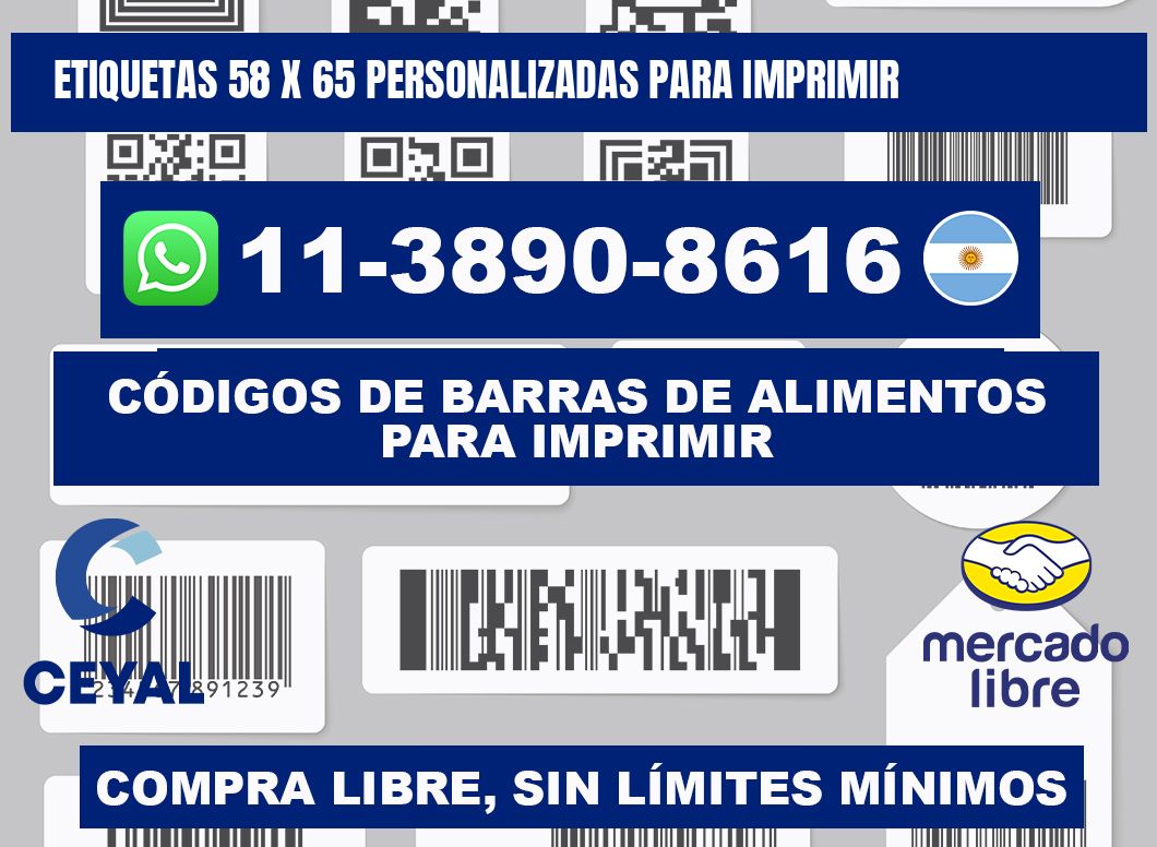 etiquetas 58 x 65 personalizadas para imprimir