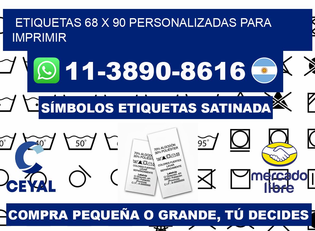 etiquetas 68 x 90 personalizadas para imprimir