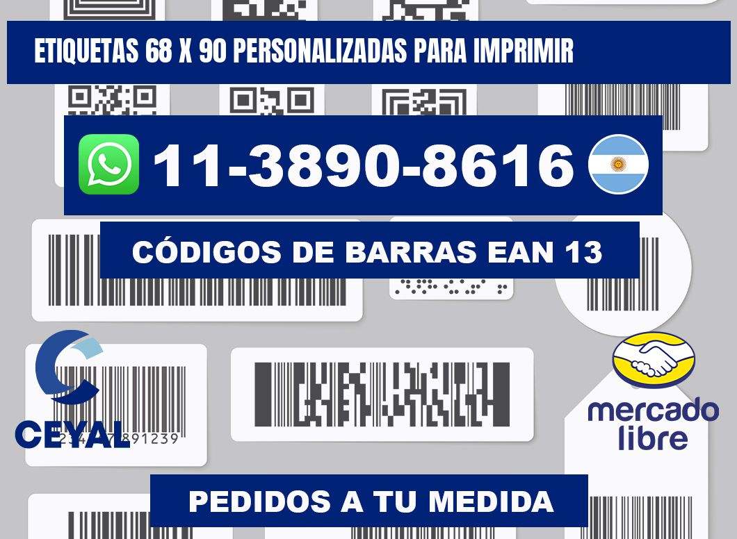 etiquetas 68 x 90 personalizadas para imprimir