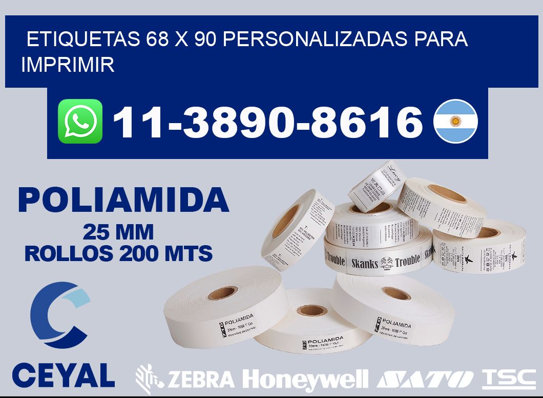 etiquetas 68 x 90 personalizadas para imprimir