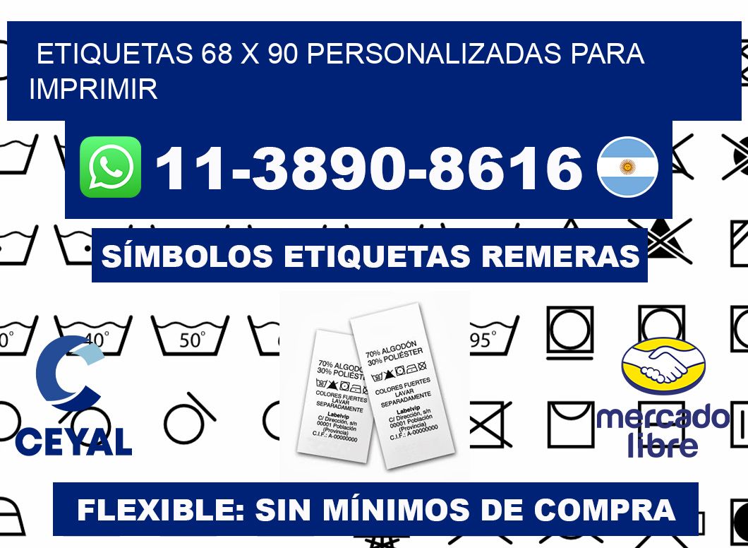 etiquetas 68 x 90 personalizadas para imprimir
