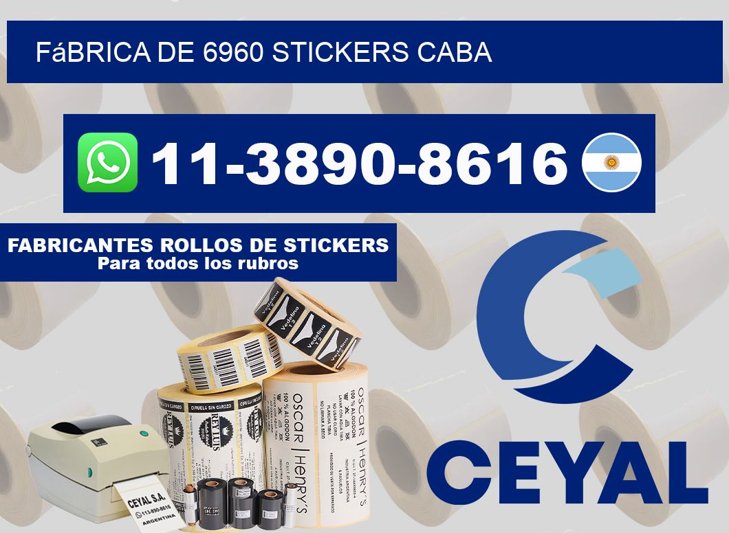 fábrica de 6960 stickers CABA